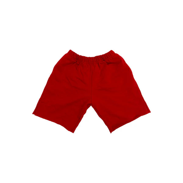 500 GSM 'Scarlet' French Terry Cotton Sweat Shorts