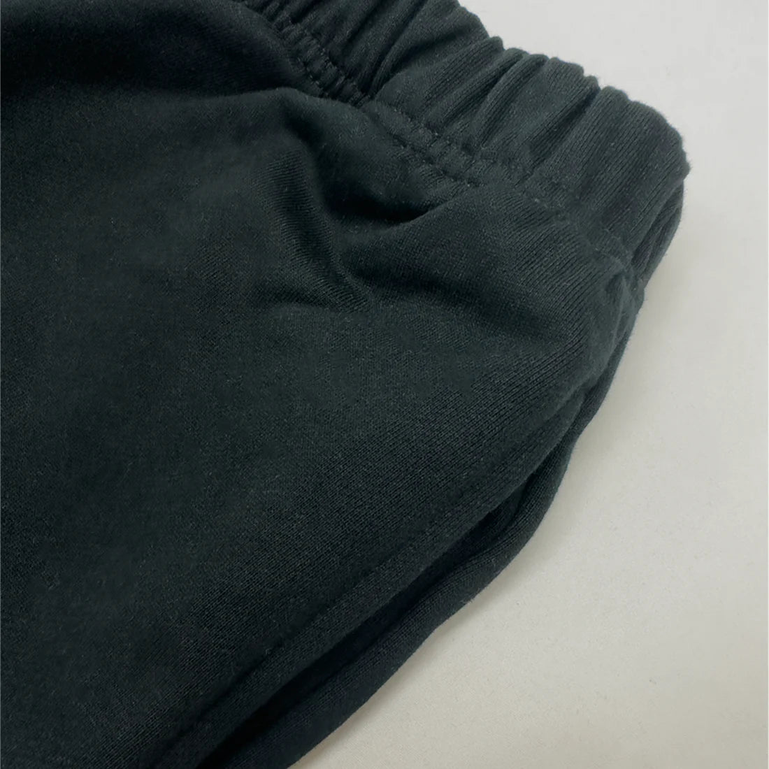 500 GSM 'Black' French Terry Cotton Sweat Shorts