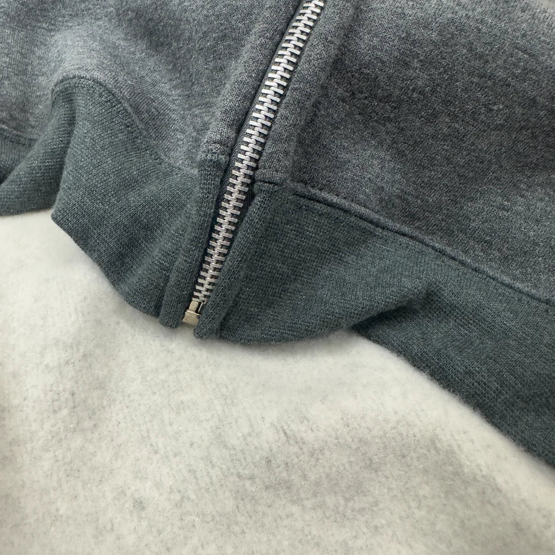 350 GSM Extra Thick "Charcoal" Zip-Up Hoodie