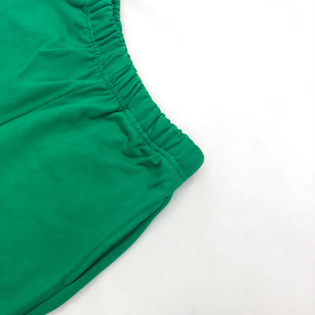 500 GSM 'Grass Green' French Terry Cotton Sweatpants