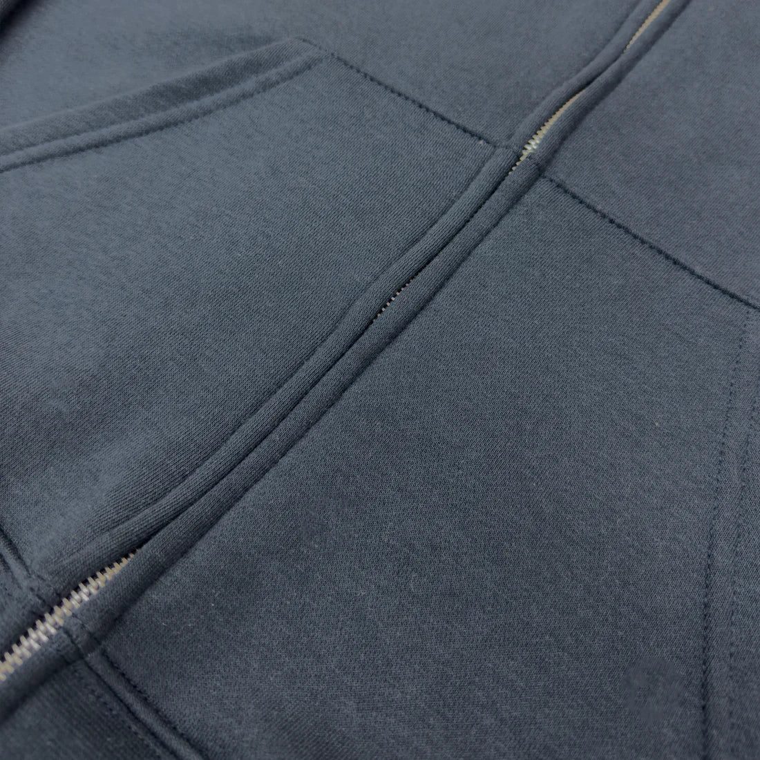 350 GSM Extra Thick "Navy" Zip-Up Hoodie