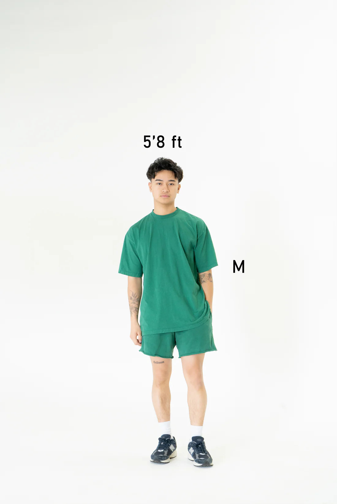 200 GSM 'Pine Green' Cotton T-Shirt