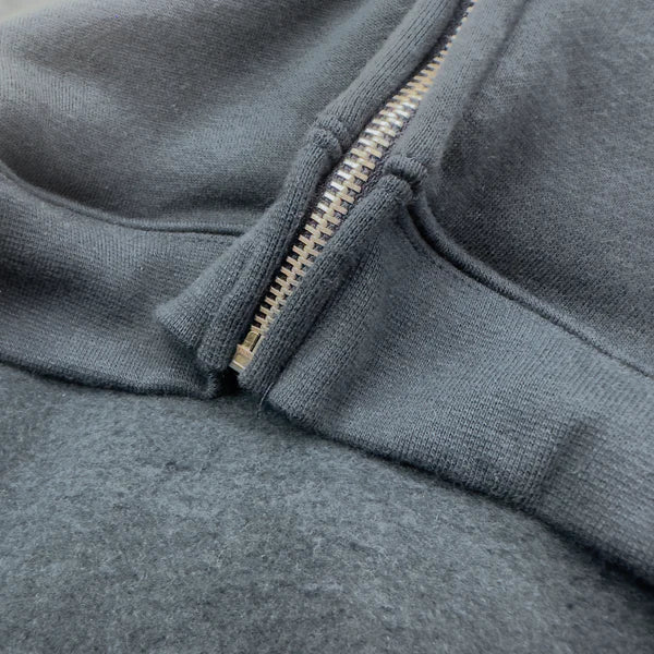 350 GSM Extra Thick "Navy" Zip-Up Hoodie