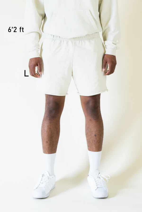 500 GSM 'Olive' French Terry Cotton Sweat Shorts