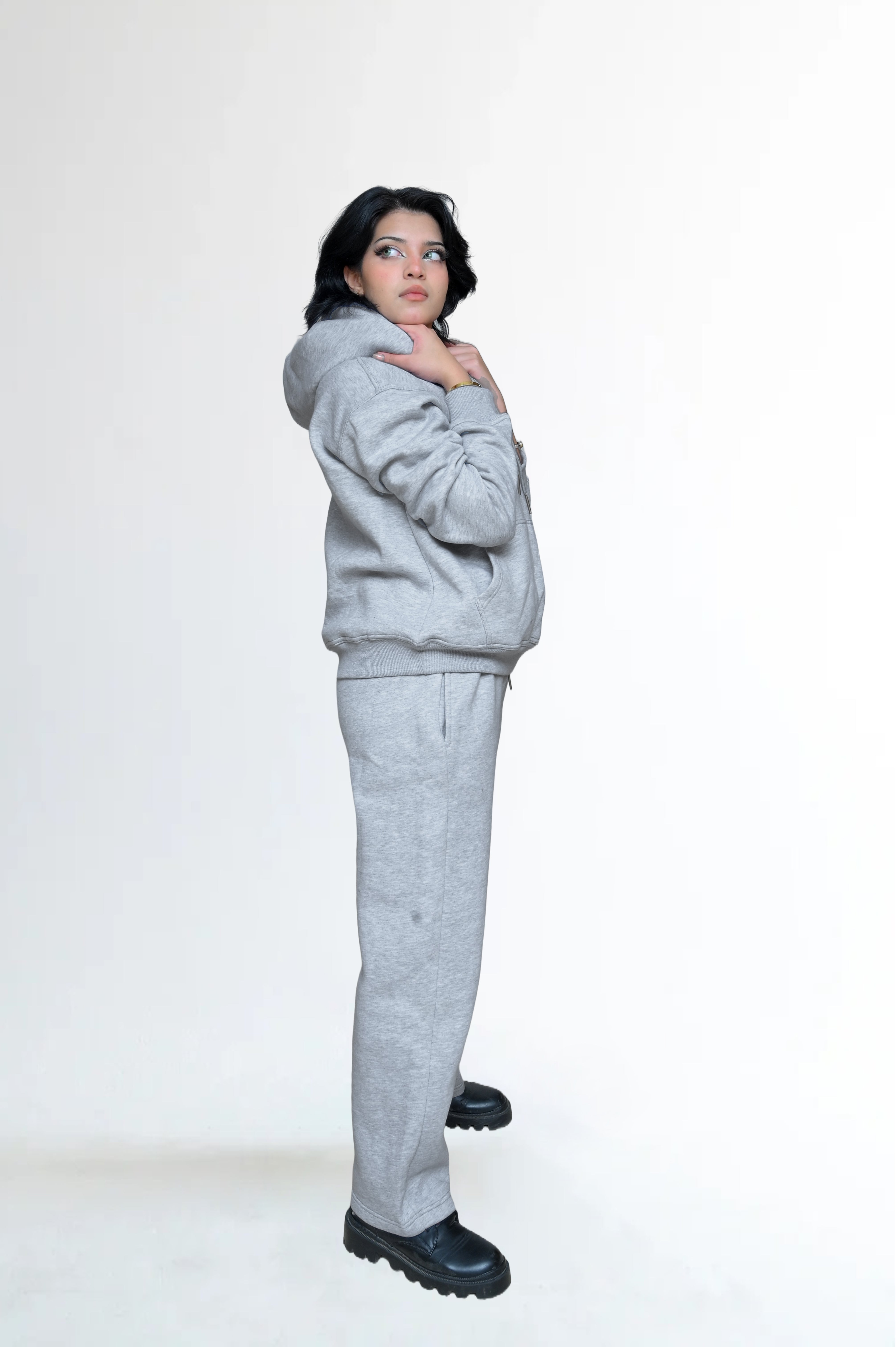 400 GSM 'Heather Grey' Core Hoodie